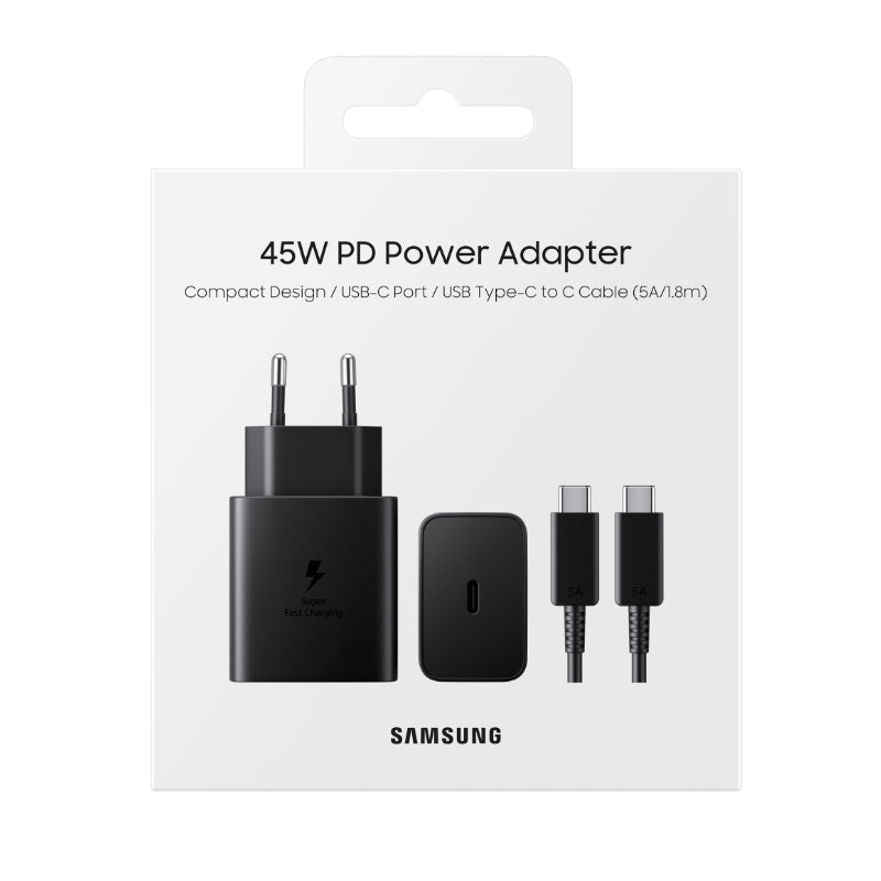 Samsung 45W Fast Charger  + Cable